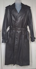 Trench coat uomo pelle anni 80