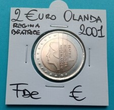 2 Euro OLANDA 2001 FDC - Uncirculated Beatrice Sigillata Oblò RARA COMPRA SUBITO