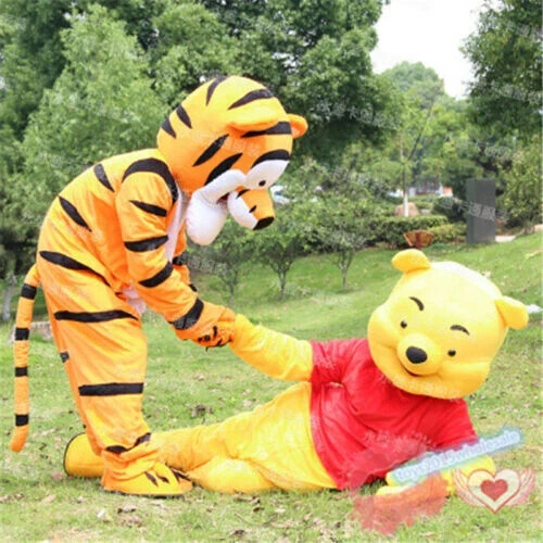Costume mascotte orso tigre - mascotte,