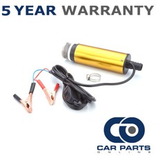 POMPA/FILTRO TRASFERIMENTO ACQUA CARBURANTE DIESEL 12V CLIP PORTATILE SOMMERGIBILE BATTERIA