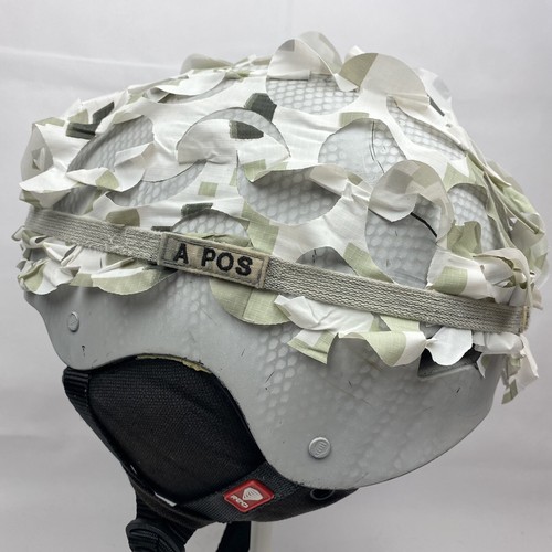 Copertura casco rete mimetica
