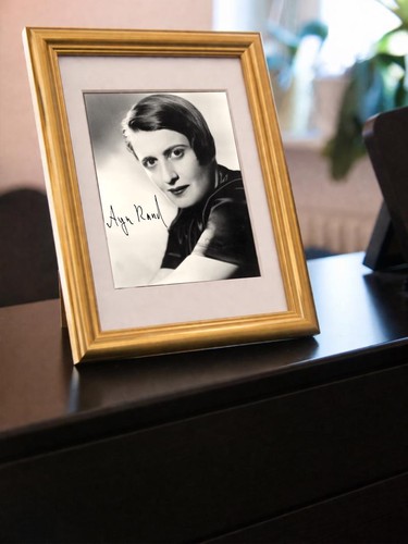 Autografo repro ayn rand - repro,