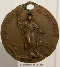 AOSTA S BERNARDO DA MENTONE MEDAGLIA COPPA FOSSON GARA SCI DI FONDO COM GIL 1941