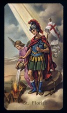 santino-holy card""ediz. FB serie 400 n.276 S.FLORIANO DI LORCH