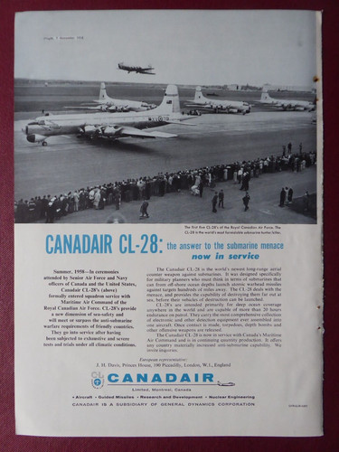 1958 pub canadair 28 rcaf - pub,
