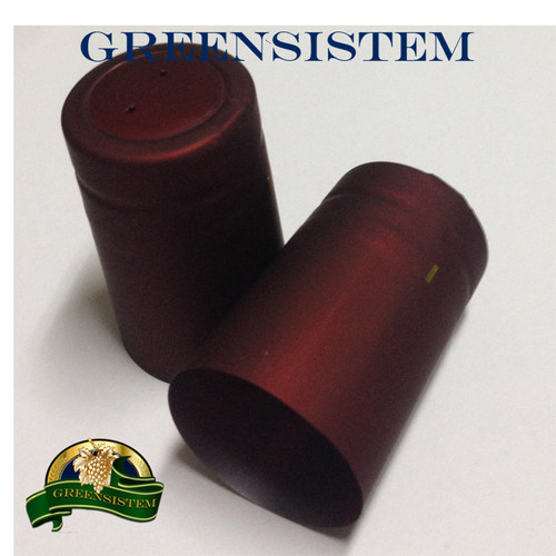 Capsule pvc 33x55 bordeaux - capsule,