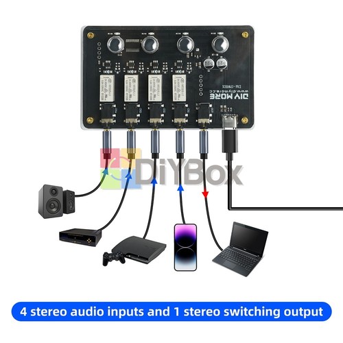 Interruttore audio dc5v aux - dc5v,