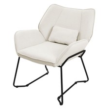 Poltrona reclinabile beige in