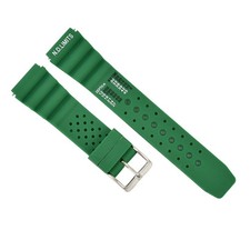 CINTURINO OROLOGIO 20 MM ND LIMIT EXTREMA SPORT PRO GOMMA SUBACQUEO PER CITIZEN SEIKO VERDE