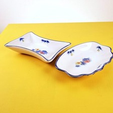 coppia di salsiere in ceramica