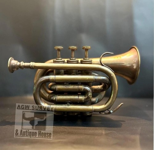 Antica tromba ottone per - antica,
