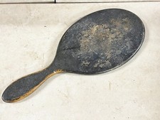 ANTIQUE WOOD WOODEN OVAL SHAPE