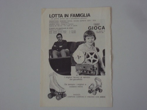 Advertising pubblicità 1972 - advertising,