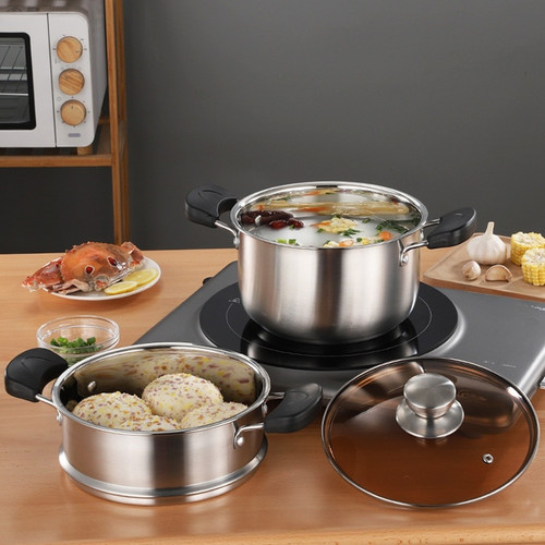 Zuppiera acciaio con - zuppiera,