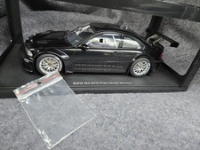 Auto Art 1:18 BMW E46 M3 GTR nero in confezione originale