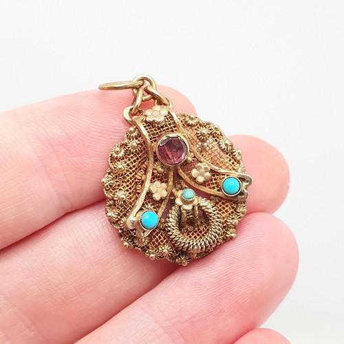 Collana antica oro vermeil