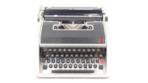 Antigua maquina escribir - maquina, de