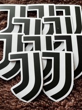 10 Adesivi Juventus come nuovi 6 cm x 4 cm italiani 🇮🇹 Serie A Football Club