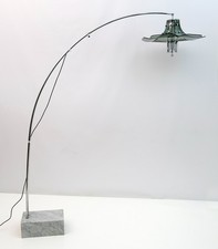 Lampada da terra ad arco vintage italiana Fontana Arte, anni '70