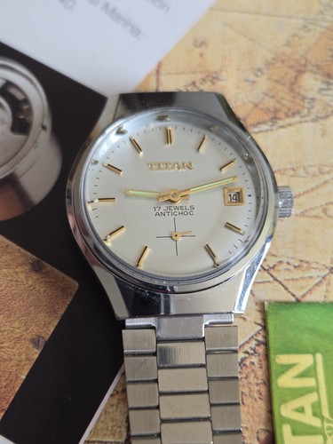 Reloj vintage titan - titan, 17jewels