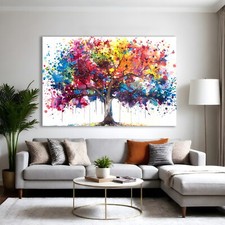 Albero Sognante - Quadro Canvas su Tela Mandrarte - Paesaggio Astratto