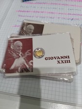 Tessera con moneta in oro bagnato GIOVANNI XXIII°