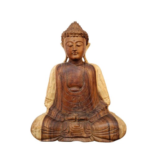 Statuetta legno suar buddha - suar,