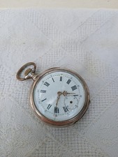 ANTICO OROLOGIO DA TASCA IN ARGENTO 0.800 INIZI ,900 FUNZIONANTE 