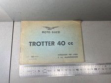 Moto Guzzi Trotter 40 cc -Norme per  Uso e  Manutenzione III Edz. Originale