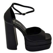 SANDALO DONNA TACCO IN PELLE