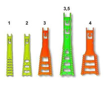 scaletta regolabile attacco