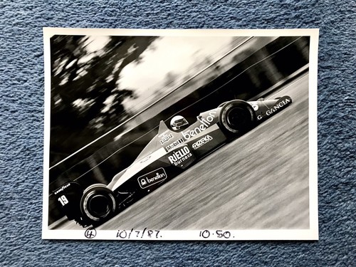 Teo fabi foto originale - fabi, 1987