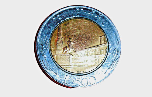 Moneta italiana 500 lire - , 1988