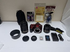 Nikon D5500 corpo rosso doppio