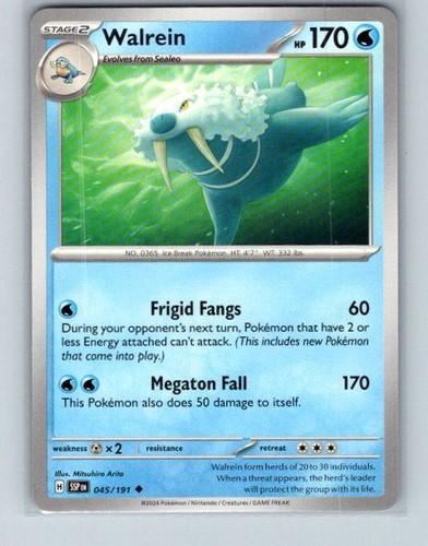 Walrein 045 191 pokemon - walrein,