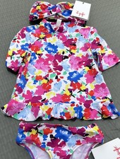 Il Gufo Girls Floral Rashguard