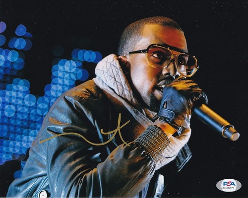 Kanye west rapper firmato 8x10 - kanye,