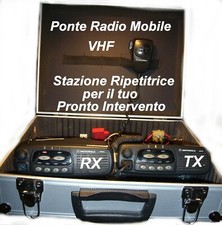CON I TUOI VEICOLARI GM 340 MOTOROLA VHF, REALIZZO IL TUO PONTE RADIO MOBILE