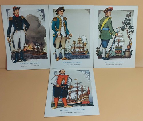 Lotto cartoline uomini di - ,