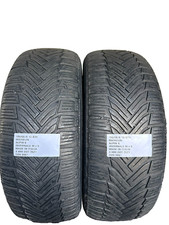 2 PNEUMATICI USATI 195/55 R 16 87H MICHELIN INVERNALE M+S 4 MM DOT 2521 GOMME 