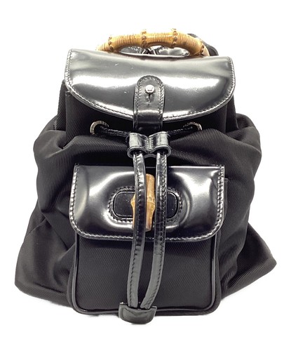 Gucci bamboo mini zaino tela - bamboo,