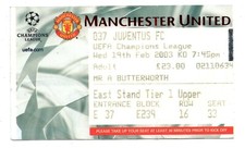 Biglietto EC Manchester United