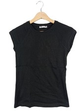 ZARA Camicia di base Donna Camicia Taglia IT 42 nero stile casual