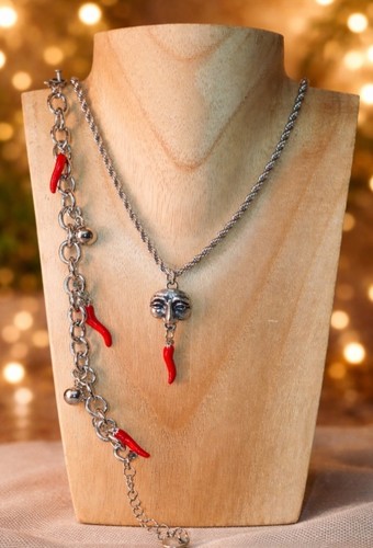 Collana bracciale corno - collana,