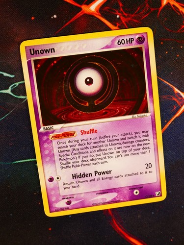 Pokemon unown card ex - pokemon,