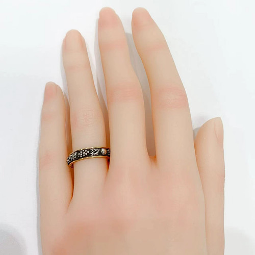 Anello buccellati brunito - buccellati,