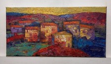 Paesaggio Tela Dipinto Olio