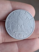 Moneta Da 1 Lira 1939 - 1940 Vittorio Emanuele III