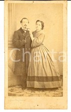 1870 ca TORINO Ritratto di Beatrice BRUNI con il marito ADAMINI - Foto LE LIEURE
