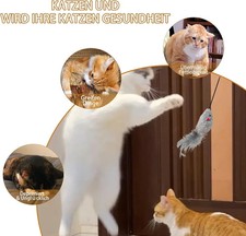 Giocattolo per gatti auto-occupazione, telaio per porta, topi grigi